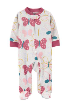 Butterfly Fleece Sleep & Play