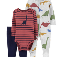 3-Piece Dinosaur Outfit Set