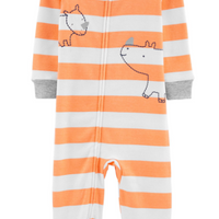 1-Piece Rhino 100% Snug Fit Cotton Footless PJs