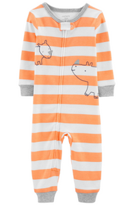 1-Piece Rhino 100% Snug Fit Cotton Footless PJs