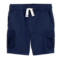 Pull-On Knit Cargo Shorts