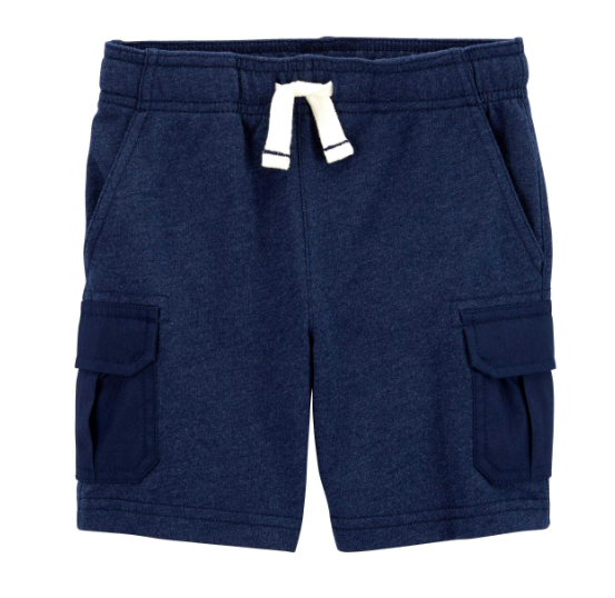 Pull-On Knit Cargo Shorts