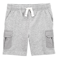 Pull-On Knit Cargo Shorts