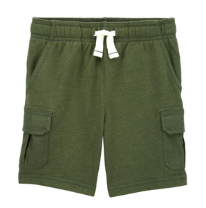 Pull-On Knit Cargo Shorts