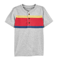 Striped Henley Tee