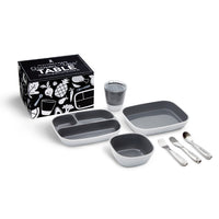 Grown-Ups Table Dining Set with Personalized Polish™ Utensil Set
