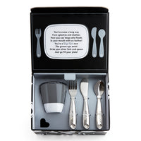 Grown-Ups Table Dining Set with Personalized Polish™ Utensil Set
