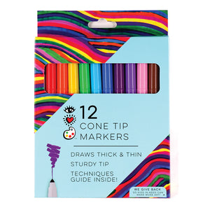 iHeart Art 12 Cone Tip Markers