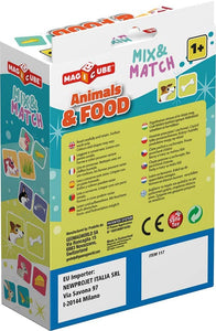 Magicube Mix and Match Animals and Food - 2 Cubes