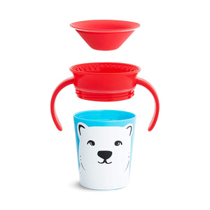 Miracle 360 WildLove Trainer Cup, 6 Oz, Polar Bear