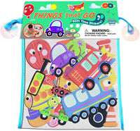 Buddy & Barney Things That Go Transport Bath Stickers
