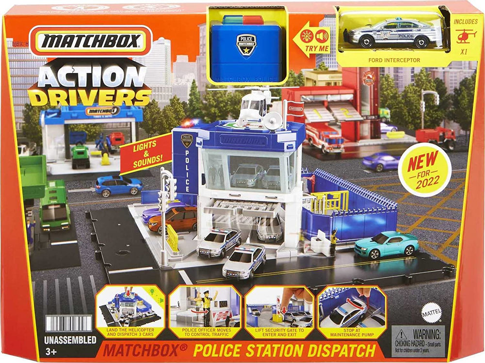 Matchbox Police Station Dispatch Playset