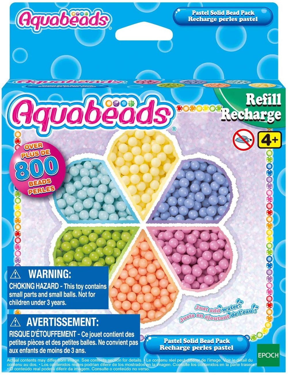 Aquabeads Pastel Solid Bead Pack