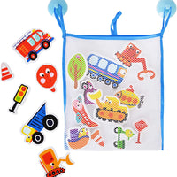 Buddy & Barney Things That Go Transport Bath Stickers