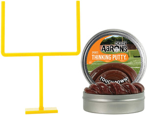 Crazy Aaron's Football Putty Set - 6" Tabletop Field Goal