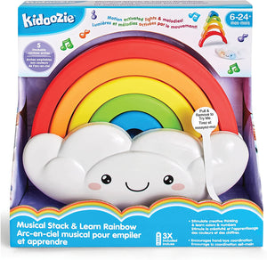 Kidoozie Musical Stack & Learn Rainbow