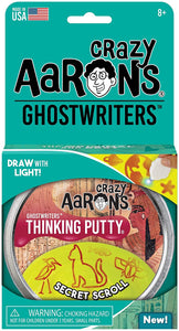 Crazy Aaron's Thinking Putty 4" Tin - GHOSTWRITERS Secret Scroll