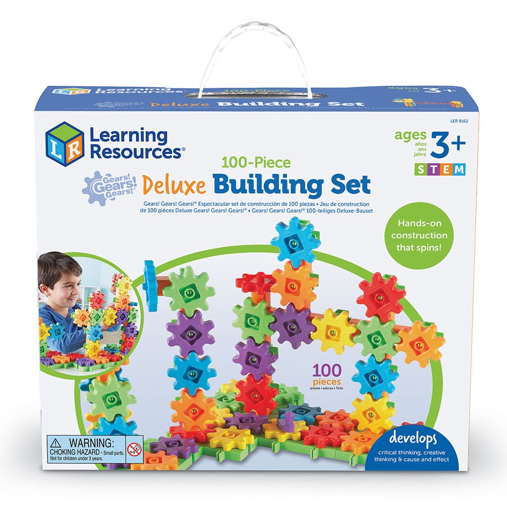 Gears! Gears! Gears!® Deluxe Building Set (Set of 100)