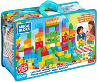 Mega Bloks Let's Get Learning Bricks 150pc
