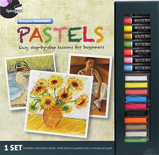 SpiceBox Adult Art Craft & Hobby Kits Masterclass Pastels