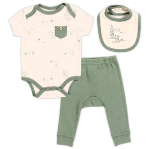 Bloomin Baby Boys 3pc Bib Set