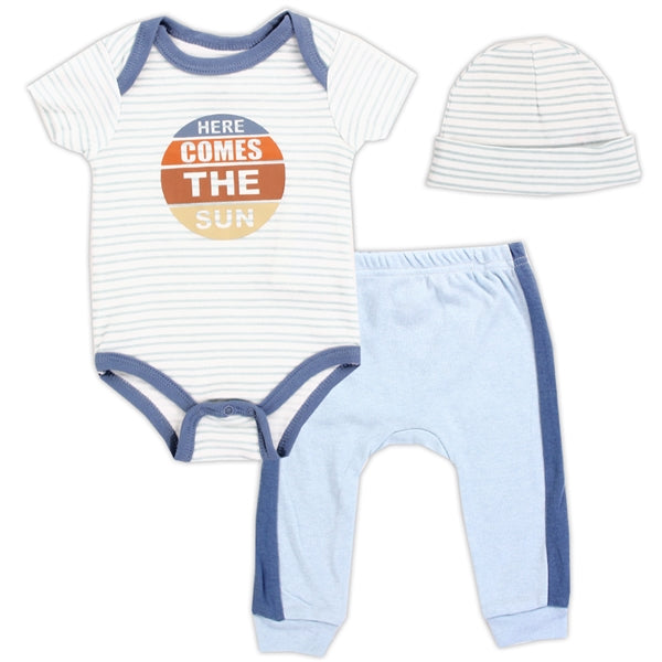 Bloomin Baby Boys 3pc Hat Set