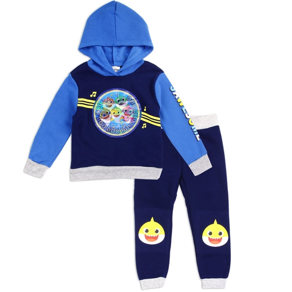 Baby Shark Boys Hooded Tee & Joggers