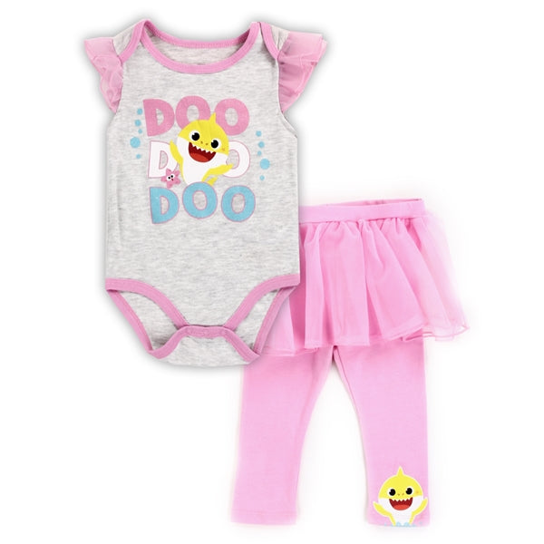 Baby Shark Girls Matching Set