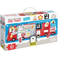 Make-a-Match Puzzle Fire Truck, Ages 2+
