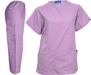 Med One Scrub Suits - Lilac