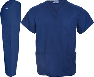 Med One Scrub Suits - Navy