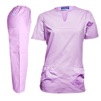 Med One Ladies Scrub Suits - Lilac