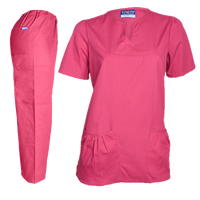 Med One Ladies Scrub Suits - Pink