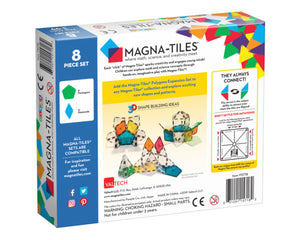 Magna-Tiles® Polygons 8-Piece Expansion Set