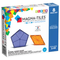 Magna-Tiles® Polygons 8-Piece Expansion Set