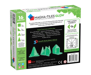 Magna-Tiles® Glow in the Dark 16-Piece Set