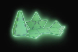 Magna-Tiles® Glow in the Dark 16-Piece Set