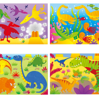 4 Puzzles in a Box - Dinosaurs