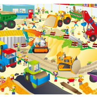 Giant Floor Puzzle - Construction Site