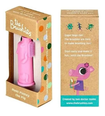 Baby & Toddler Finger Toothbrush Pinkey The Pig