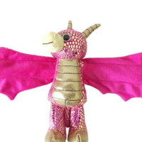 Huggers Golden Dragon Plush