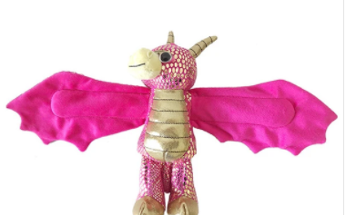 Huggers Golden Dragon Plush