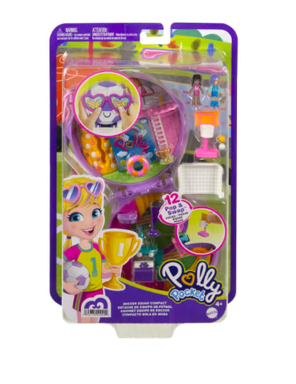 PollyPolly Pocket Dolls And Accessories, Soccer Squad Compact