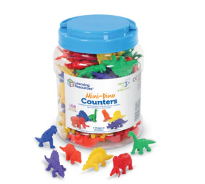 Mini Dino Counters (Set of 108)