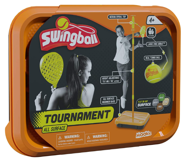 Swingball Tournament - Tether Tennis Game with up to 4 Feet Adjustable Height Pole