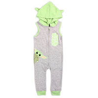 Baby Yoda Boys Hooded Coverall