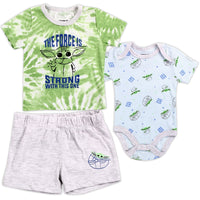 Baby Yoda Boys Shorts Set