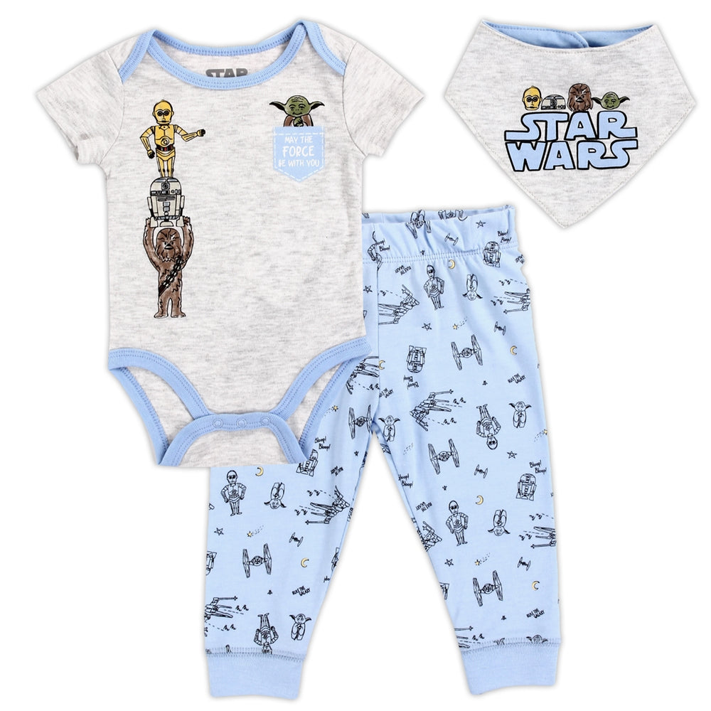 Star Wars Boys Bib Set