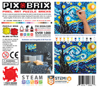 Pix Brix Starry Night Pixel Puzzle
