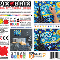 Pix Brix Starry Night Pixel Puzzle